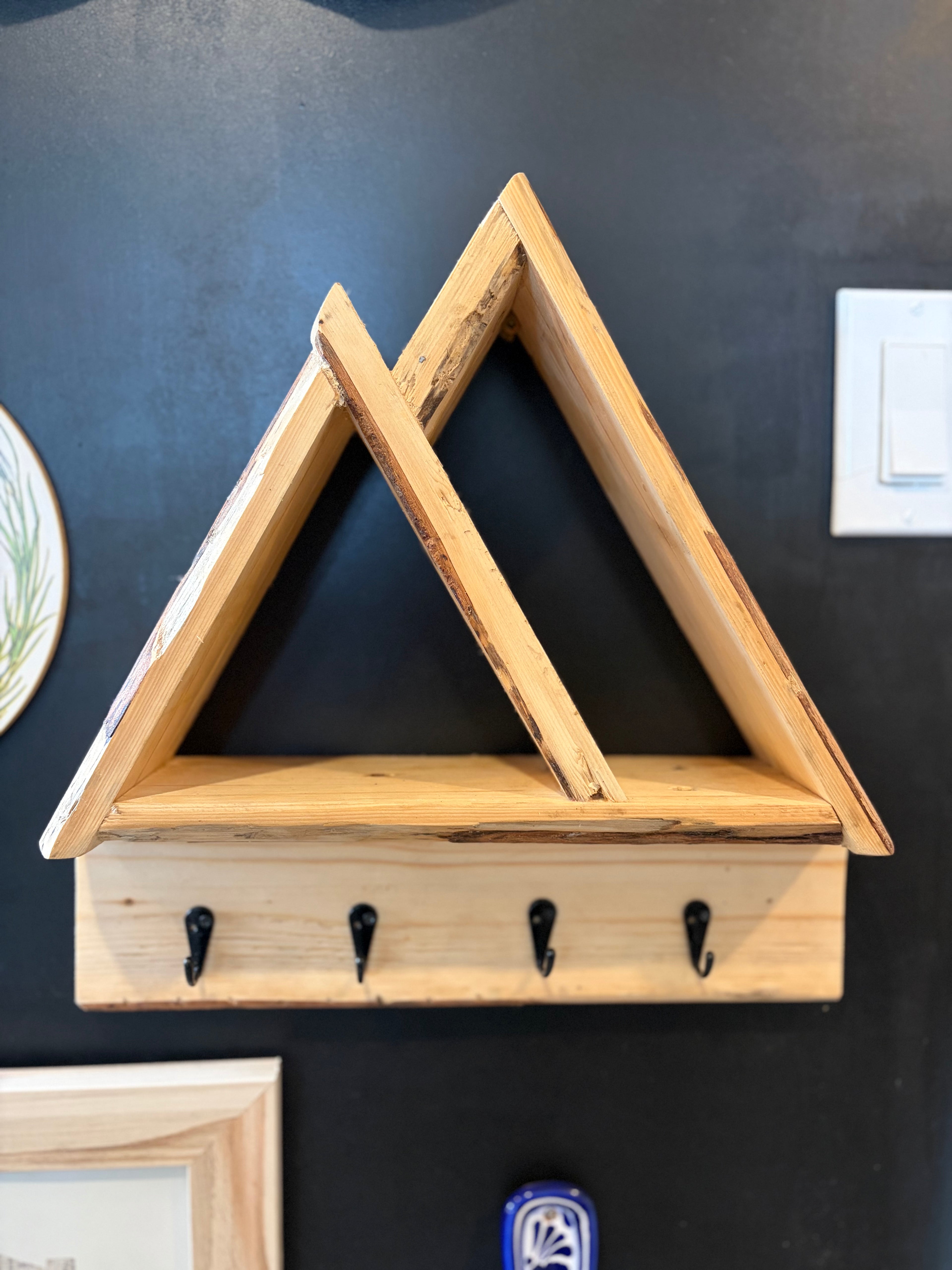 Mountain Shelf Key Holder